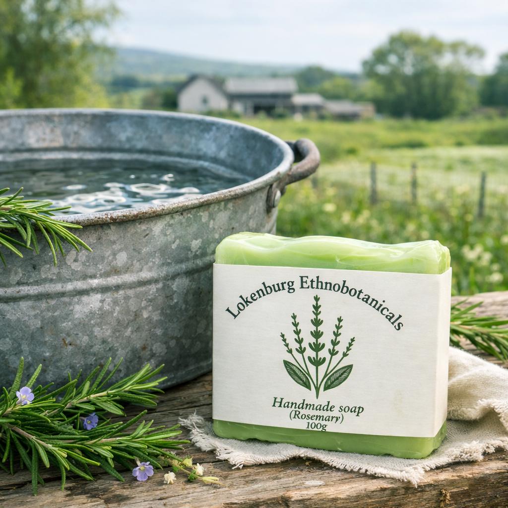 Handmade Rosemary Soap – 100g - Image 3